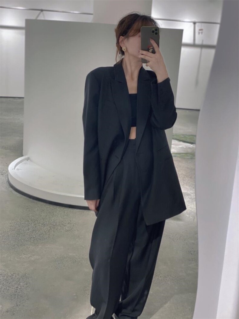 西装套装，女装西装，驿谷