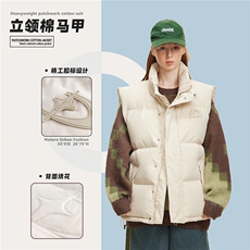 2025冬款贴标马甲棉服--5239模特图控价198，男装棉衣，电商S012（CATTEE）