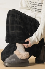 秋冬灯芯绒格子保暖休闲裤A559-1特P45控78有薄款，男装棉衣，电商A309