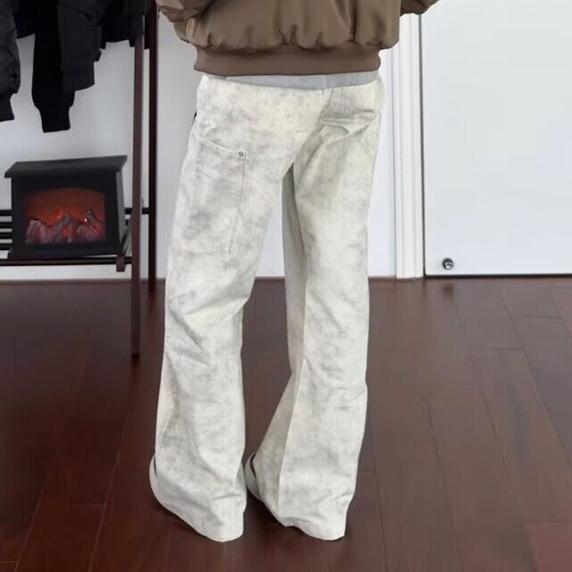 美式高街大理石纹理脏脏牛仔裤cleanfit休闲工装裤子K6683-P59,男装牛仔裤,星座412-1