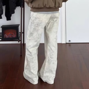 美式高街大理石纹理脏脏牛仔裤cleanfit休闲工装裤子K6683-P59图片