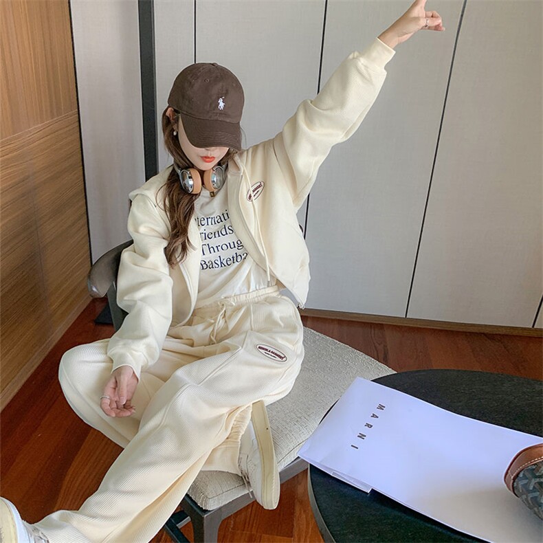 现货有买家秀25春秋奶呼呼套装显瘦套装女2C187-82222-P155-K218,女装套装/套裙,2C187