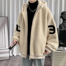 冬装青少年加绒加厚保暖棉衣宽松羊羔绒外套男女913-P105控价138，男装棉衣，电商A441-1