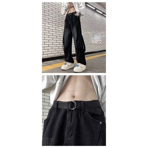 1506-1/K20501/P51美式潮牌时尚百搭直筒复古飘带牛仔撞色男女,男装休闲裤,星座1506-1