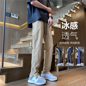 抖音品质夏季新款潮流百搭机能小脚休闲裤B315-K24172-特p30控58图片