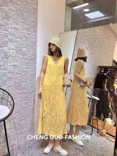 麻花吊带裙，女装背心吊带，可家 cutiesister