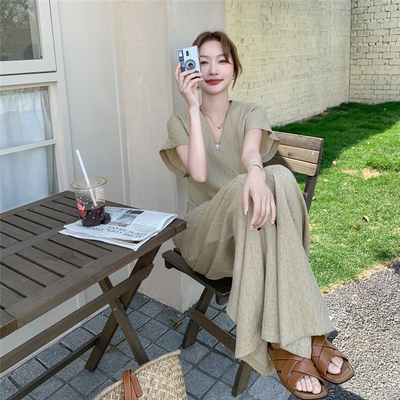 设计感小香风气质套装女2025夏新款独特漂亮短袖西装阔腿裤两件套,女装套装/套裙,2C159
