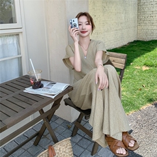 设计感小香风气质套装女2025夏新款独特漂亮短袖西装阔腿裤两件套，女装套装/套裙，2C159