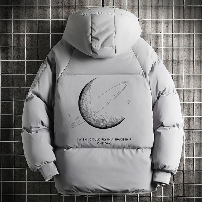 加厚加绒连帽衣男大码服男面包服男MY16246-P100网格挂拍,男装棉衣,电商A040A