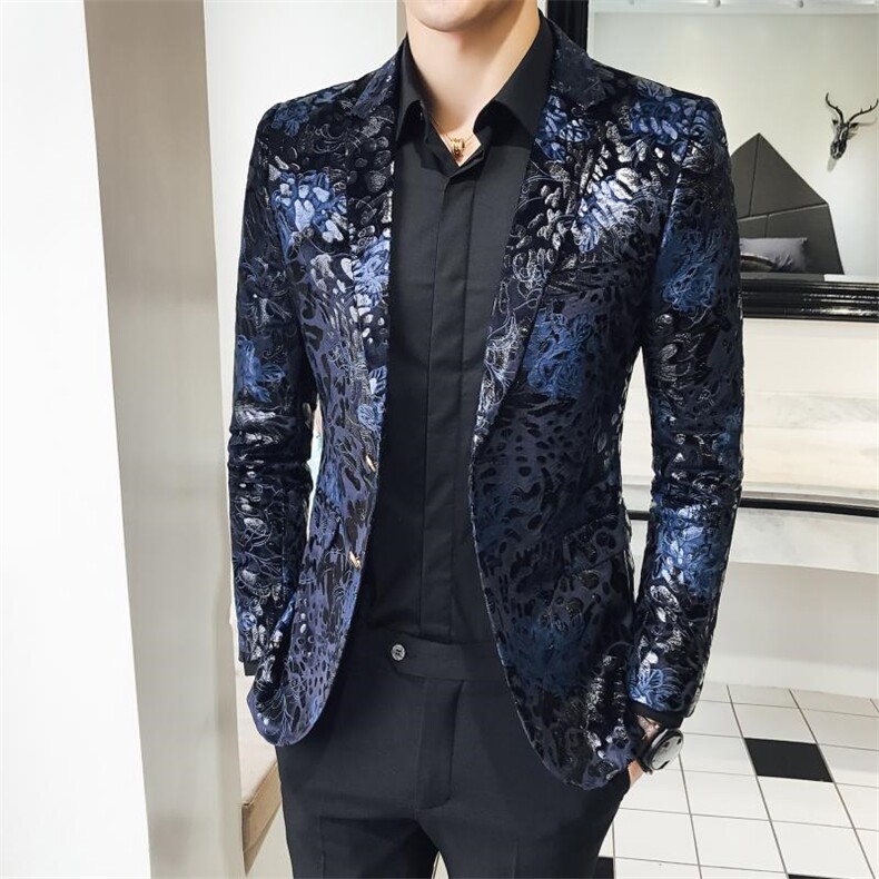 【春款】欧版英伦风大码店主风西装西服男D219-6103,男装西服,电商A199(原D219）