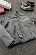 复古简约银灰尼龙夹克拉链棒球服飞行员外套JK2591特P68，男装夹克，星座908-1