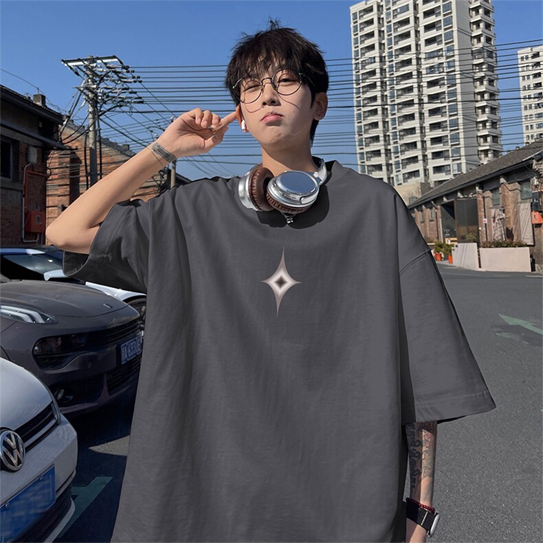得物直播品质220克纯棉精梳xz605-dcm257-特批20控38,男装T恤,星座605(原A050)