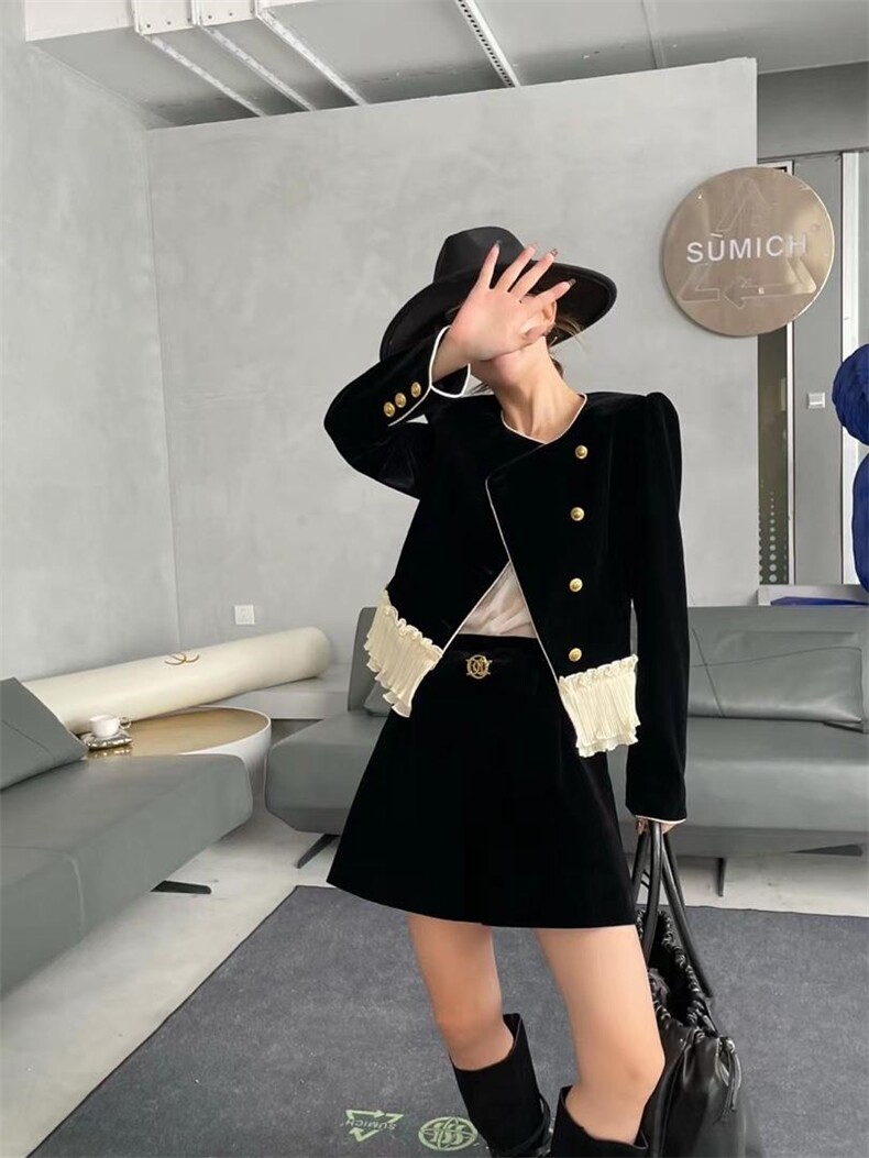 【现货】高品质丝绒外套，其它，色调轩