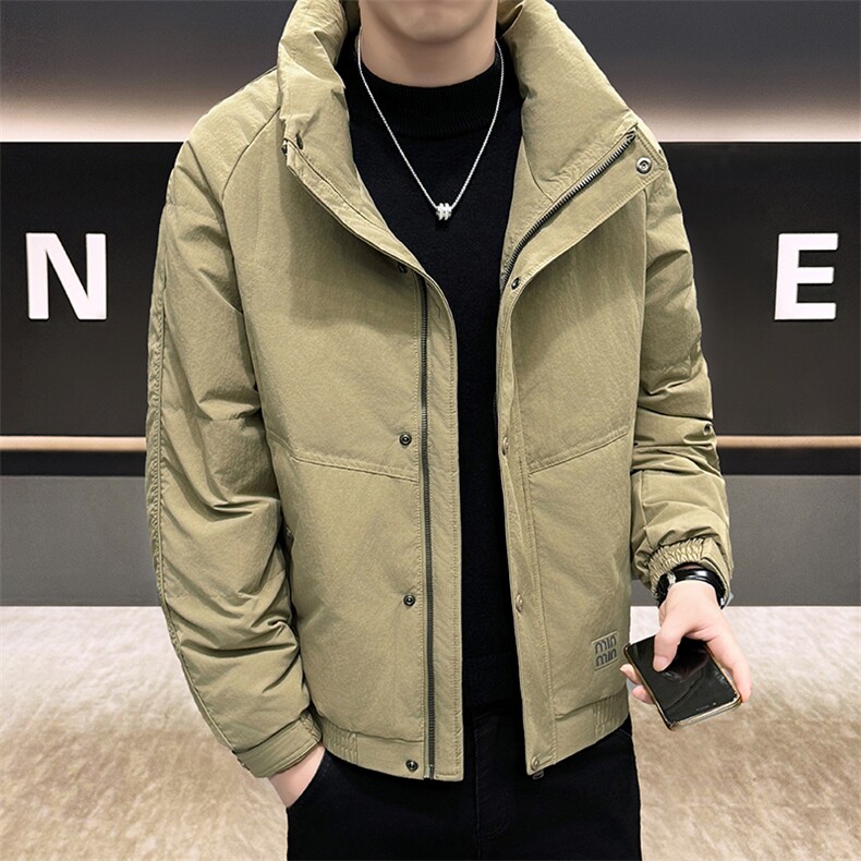 DS-A225标2025冬季新款男士立领时尚潮流白鸭绒羽绒服夹克55888,男装夹克,电商A225