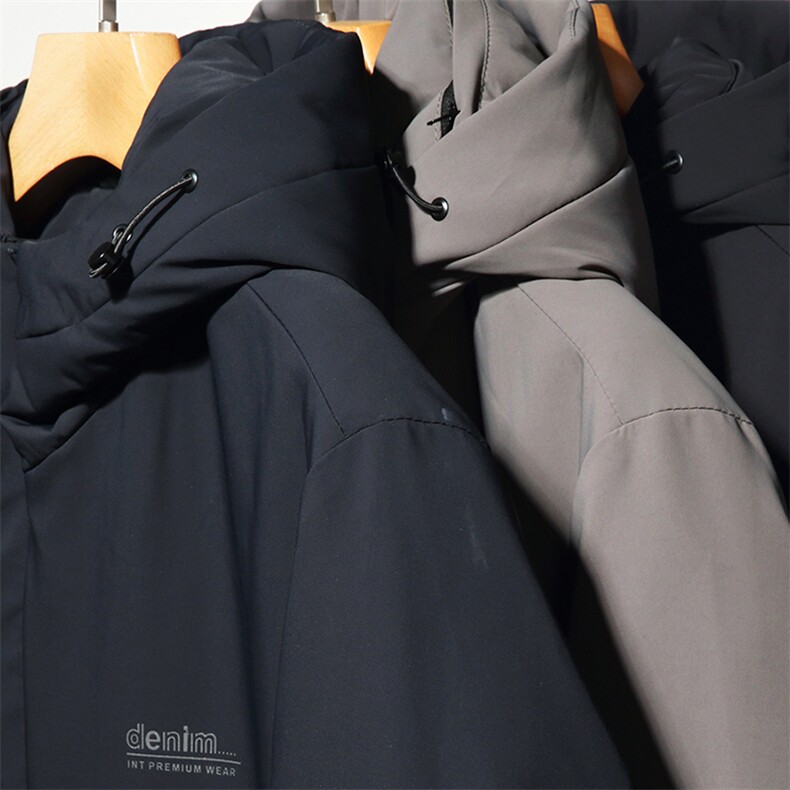 S78150冬季男士连帽白鸭绒羽绒服保暖外套修身潮流帅气P310，男装羽绒服，电商B360