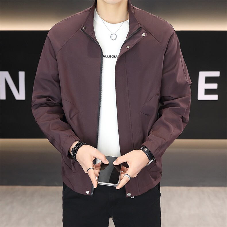夹克男秋季立接高品质外套型男商务休闲百搭外套夹克N7936-P75,男装夹克,星座310B-3