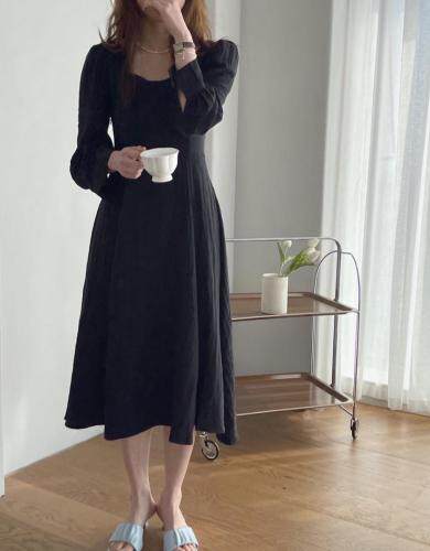 方领连衣裙，女装连衣裙，TVMV(4F)