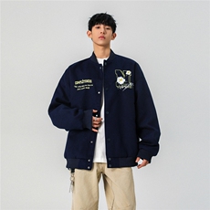 主推款！现货6千山茶花刺绣潮牌夹克棒球服WT2365-特P90-控158，男装夹克，星座609