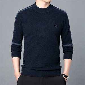 CM61125钱塘2020-2中年男士百搭纯色冬季厚款半高领羊毛衫P147图片