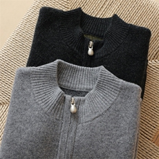 2025年秋季新款百搭儿童星星提花圆领撞色长袖开衫，童装儿童羊毛衫，魁星羊绒