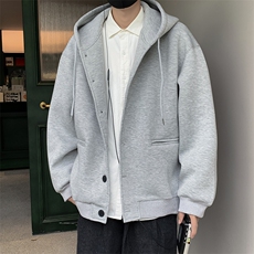 F32-P50潮流设计感小众百搭连帽外套春秋韩版宽松开衫卫衣男，男装卫衣，星座512-6