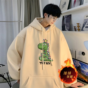 龙年卫衣 冬季美式加绒加厚卫衣外套DL1731常规特P35加绒特40图片