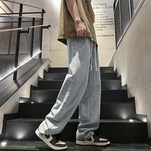 23秋季新款牛仔裤男直筒宽松基础款 A408 P45图片