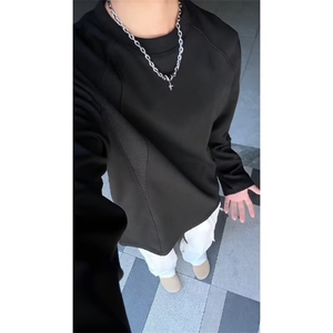 XX31-P35 圆领丝光棉长袖T恤女春季2025新款内搭上衣图片