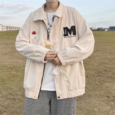 港风潮牌外套男2023秋季帅气宽松休闲美式潮牌小众设计感夹克，男装夹克，星座716-4