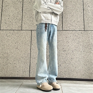 518-1-MG930 春季微喇牛仔裤 新增冰蓝色图片