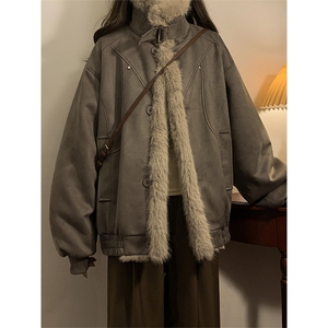 主推冬季新款宽松/座山雕加厚外套潮加厚棉衣XZ102B-1M803-P125图片