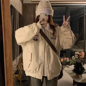 韩版摇粒绒棉服女装2025新款保暖棉衣夹克厚外套N8015-P85网络图