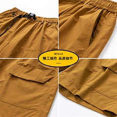 新款工装短裤男潮牌ins休闲裤宽松大码中裤五分裤D0617-P40，男装休闲裤，星座308B-2