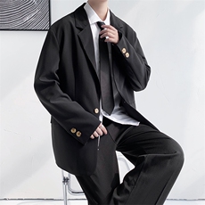 春秋季新款男士港风宽松休闲潮流西装韩版痞帅小西服外套XZ01-P90，男装西服，星座505-3
