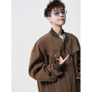JS0563-P68高质量灯芯绒夹克外套2025秋冬新款潮牌百搭休闲上衣服图片