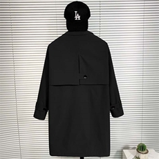 高品质简约时尚百搭宽松中长款风衣FY023-P128控178XZ402-2货足，男装风衣，星座402-2
