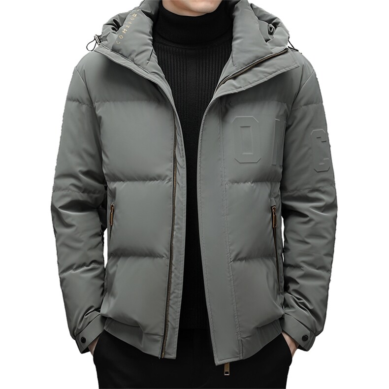 羽绒服男士连帽冬装新款宽松厚款保暖面包服外套SNNYR86R018-P235，男装羽绒服，电商B212（原钱塘6029）