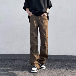 纯色慵懒男夏季休闲潮流西裤长裤B302P39图片