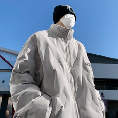 2024新款男女小牛津防水简约棉袄棉服气质慵懒百搭情侣棉服Y137，男装棉衣，星座506