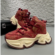 X4752-285冬季新款复古脏脏老爹鞋厚底增高高帮休闲运动鞋，男鞋靴子，星座1407-3