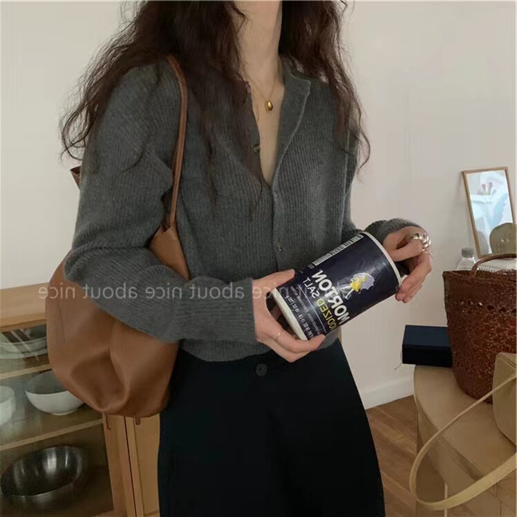 秋季新款舒适显瘦时尚百搭圆领坑条针织开衫,女装羊毛衫,恒恩羊绒