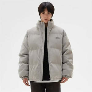潮2025冬季情侣美式胶标纹理感棉服宽松棉衣裂纹设计棉服外套潮,光谱实验室穿搭推荐图片