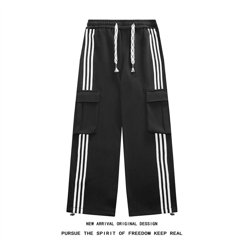 K121/P55春装新现货高品质华棉工装立体袋休闲裤男卫裤大码运动裤,男装休闲裤,电商基地A050