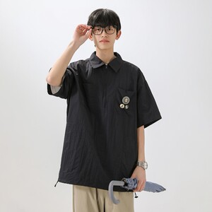 特P38无差价新款夏季时尚百搭衬衫-HC2229 无影墙 现货1图片