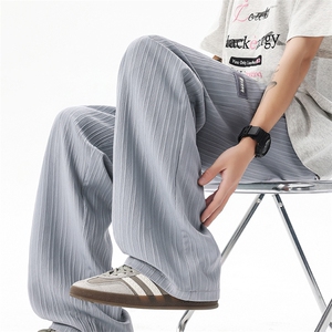 夏季新款卫裤男高街潮ins潮牌直筒休闲长裤潮流韩版AK0613-P40图片