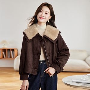 现货！2025冬季新款夹棉加厚棉衣棉服图片