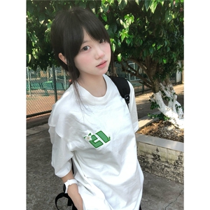 刺绣款短袖CX7156款S-3XL黑色白色图片