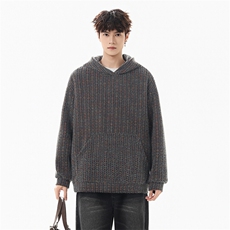 YK86120-P65聚酯纤维78.3%锦纶21.7%针织连帽卫衣男款秋冬款，男装卫衣，电商A086-1