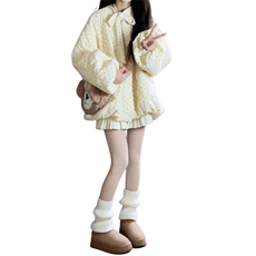 1506A/G78440/P89甜美奶fufu波点设计加厚棉服女，男装棉衣，星座1506A