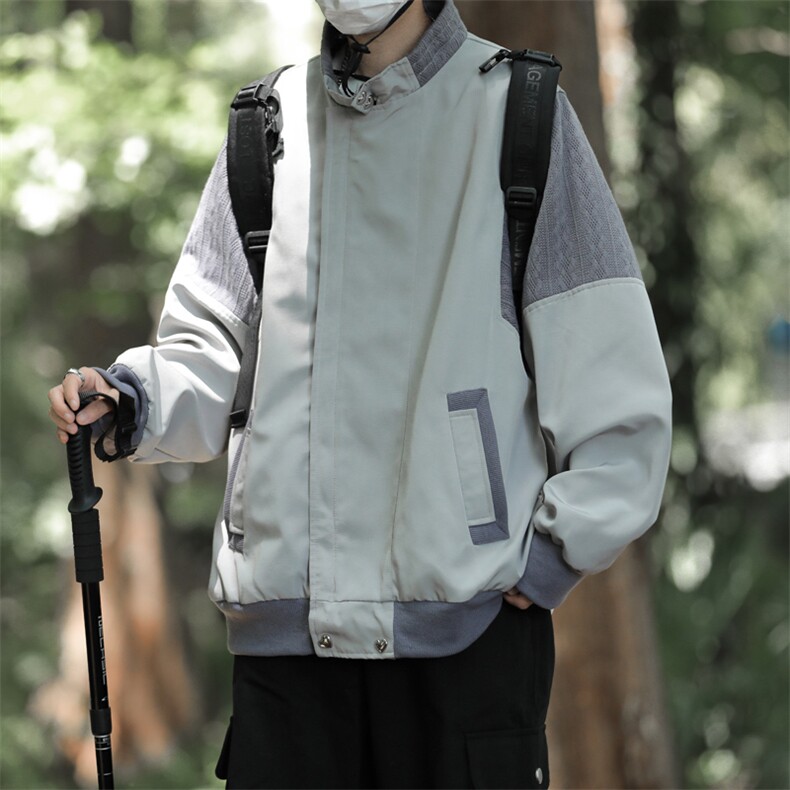 抖音直播！垫肩阿尔法飞行员夹克男XH35-70,男装夹克,电商B367